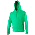 Kelly Green - Front - Awdis Unisex College Hooded Sweatshirt - Hoodie