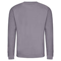 Dusty Lilac - Back - AWDis Just Hoods AWDis Unisex Crew Neck Plain Sweatshirt (280 GSM)