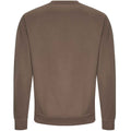 Mocha Brown - Back - AWDis Just Hoods AWDis Unisex Crew Neck Plain Sweatshirt (280 GSM)