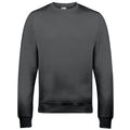 Charcoal - Front - AWDis Just Hoods AWDis Unisex Crew Neck Plain Sweatshirt (280 GSM)