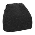 Charcoal - Front - Beechfield Plain Basic Knitted Winter Beanie Hat