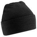 Airforce Blue - Side - Beechfield Soft Feel Knitted Winter Hat