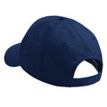 French Navy - Back - Beechfield Plain Unisex Junior Original 5 Panel Baseball Cap