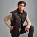 Black - Back - 2786 Mens Plain Bodywarmer - Gilet Jacket