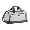 Ice Grey - Front - BagBase Sports Holdall - Duffle Bag