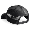 Black- Light Grey - Lifestyle - Beechfield Mens Half Mesh Trucker Cap - Headwear