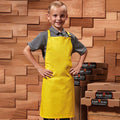 Yellow - Back - Premier Childrens-Kids Bib Apron