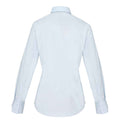 Light Blue - Back - Premier Womens-Ladies Supreme Heavy Poplin Long Sleeve Work Shirt