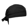 Black - Front - Premier Chefs Zandana - Hat - Chefwear