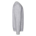 Heather Grey - Side - Fruit Of The Loom Unisex Premium 70-30 Set-In Sweatshirt