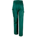 Bottle Green - Back - Result Unisex Work-Guard Windproof Action Trousers - Workwear