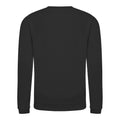 Jet Black - Pack Shot - AWDis Just Hoods Childrens-Kids Plain Crew Neck Sweatshirt