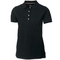 Black - Front - Nimbus Womens-Ladies Yale Short Sleeve Polo Shirt