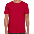 Cherry Red - Front - Gildan Mens Short Sleeve Soft-Style T-Shirt