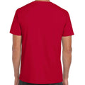 Cherry Red - Back - Gildan Mens Short Sleeve Soft-Style T-Shirt