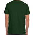 Forest Green - Back - Gildan Mens Short Sleeve Soft-Style T-Shirt