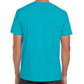 Tropical Blue - Back - Gildan Mens Short Sleeve Soft-Style T-Shirt