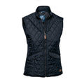 Midnight Blue - Front - Nimbus Women-Ladies Camden Quilted Gilet-Bodywarmer