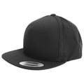 Navy - Back - Yupoong Flexfit Unisex Plain Classic 5 Panel Snapback Cap