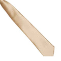 Khaki - Back - Premier Colours Mens Satin Clip Tie