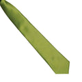 Oasis Green - Back - Premier Colours Mens Satin Clip Tie