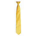 Sunflower - Front - Premier Colours Mens Satin Clip Tie