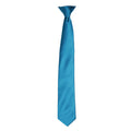 Teal - Front - Premier Colours Mens Satin Clip Tie