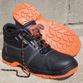 Black - Back - Result Mens Work Guard Defence Lace Up Safety Boots