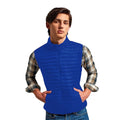 Royal - Side - 2786 Mens Tribe Fineline Padded Gilet-Bodywarmer