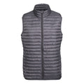 Steel - Front - 2786 Mens Tribe Fineline Padded Gilet-Bodywarmer