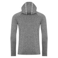 Grey Melange - Back - AWDis Just Cool Mens Cowl Neck Long Sleeve Baselayer Top