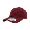 Maroon - Front - Yupoong Flexfit 6-panel Baseball Cap With Buckle