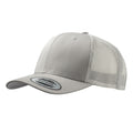 SIlver - Front - Yupoong Flexfit Retro Snapback Trucker Cap