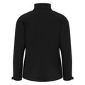 Black - Back - RTXtra Mens Classic 2 Layer Softshell Jacket