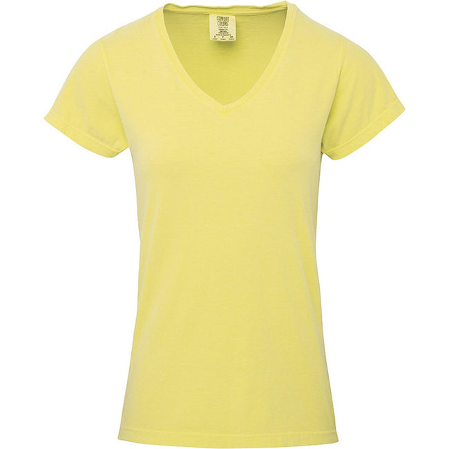 Comfort colors women's sales v neck