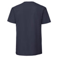 Deep Navy - Back - Fruit Of The Loom Mens Iconic 195 Ringspun Premium Tshirt