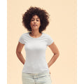 Desert Sand - Front - Fruit Of The Loom Womens-Ladies Fit Ringspun Premium Tshirt