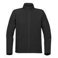 Black-Carbon - Front - Stormtech Mens Orbiter Softshell