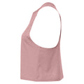 Orchid Heather - Side - Bella + Canvas Womens-Ladies Racerback Cropped Sleeveless Tank Top