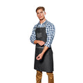 Indigo Denim - Pack Shot - Premier Unisex Domain Contrast Denim Bib Apron