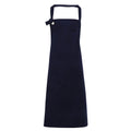 Navy - Front - Premier Unisex Calibre Heavy Cotton Canvas Bib Apron