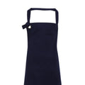 Navy - Back - Premier Unisex Calibre Heavy Cotton Canvas Bib Apron