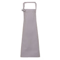 Silver - Front - Premier Unisex Calibre Heavy Cotton Canvas Bib Apron