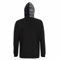 Black-Grey Camo - Back - Asquith & Fox Mens Camo Trimmed Hoodie