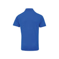 Royal - Back - Premier Mens Coolchecker Plus Pique Polo With CoolPlus