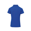 Royal - Back - Premier Womens-Ladies Coolchecker Plus Piqu Polo With CoolPlus