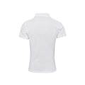 White - Back - Premier Womens-Ladies Coolchecker Plus Piqu Polo With CoolPlus