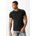 Black - Back - Kustom Kit Mens Fashion Fit Cotton Tee