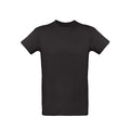 Black - Front - B&C Mens Inspire Plus Tee