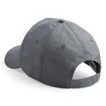 Graphite Grey - Side - Beechfield Unisex Plain Original 5 Panel Baseball Cap (Pack of 2)